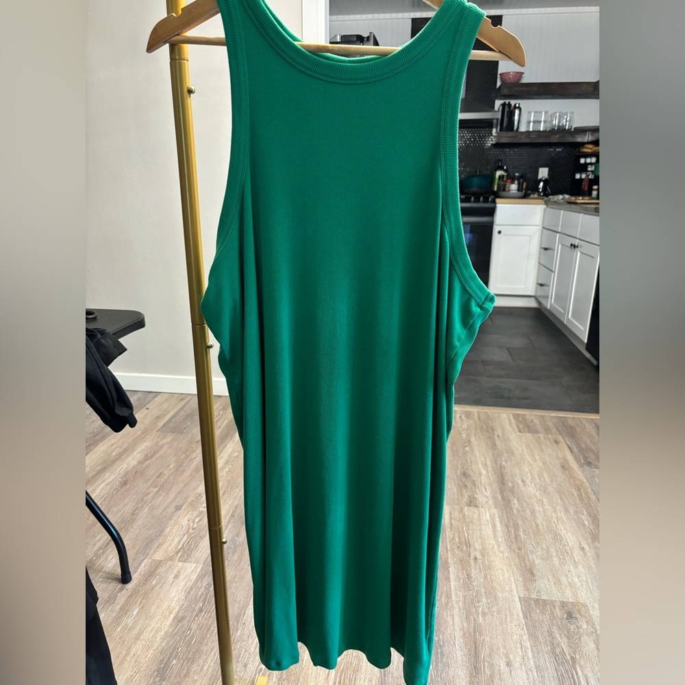 Old Navy plus size green tank dress 4x